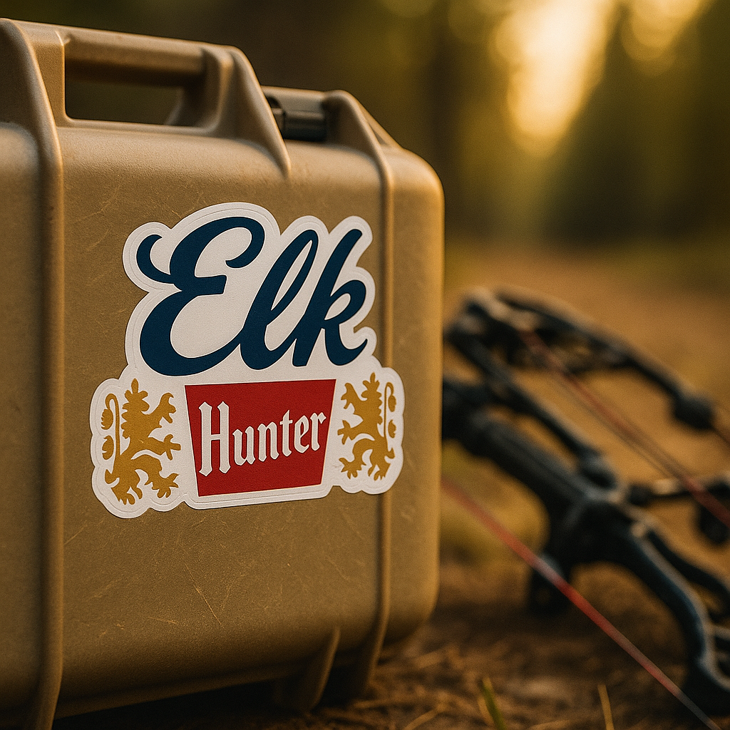 Elk Hunter – Banquet Style Sticker