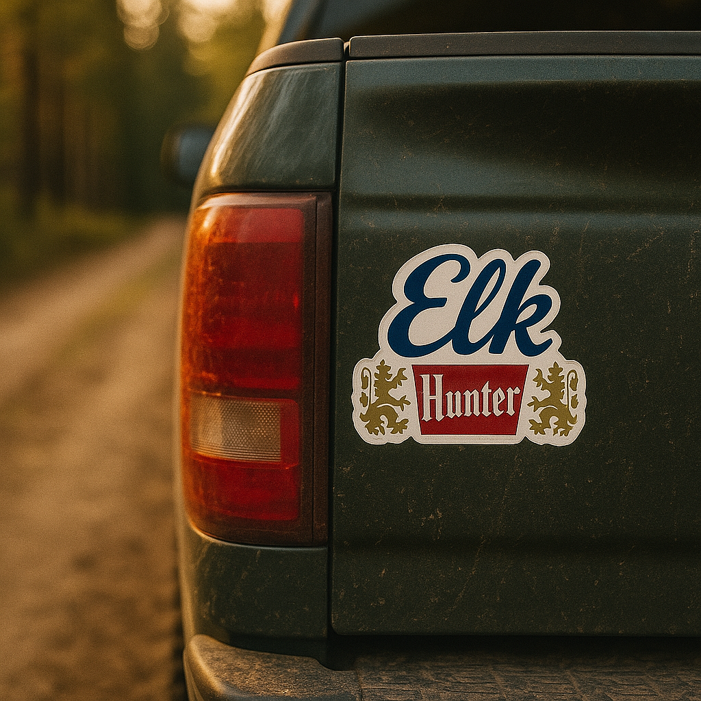 Elk Hunter – Banquet Style Sticker