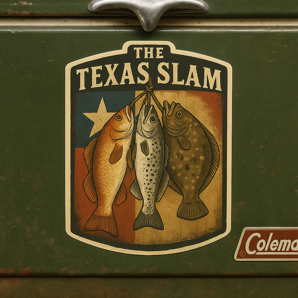Texas Slam Die-Cut Stickers for Fishing Lovers, Outdoor Decor, Laptop Stickers, Gift for Anglers, Texas Pride Sticker, Fishing [...]